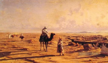 Araber in der Wüste im Mittleren Osten Ölgemälde